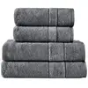 Image de Eensemble de bain 4 pièces 650 g/m² ardoise