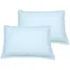 Image de Llot de 2 taies d'oreiller en coton nuage 50x70 cm