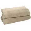 Image de Llot de 2 draps de bain 500 g/m² sable 70x130 cm
