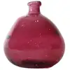 Image de Vase en verre recyclé fushia 23 cm