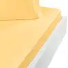 Image de Ddrap housse en coton bonnet 30 cm miel 160x200 cm