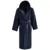 Image de Ppeignoir mixte à capuche uni 420 g/m² bleu nuit s