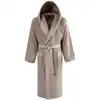 Image de Ppeignoir mixte à capuche uni 420 g/m² sable m