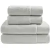 Image de Ensemble de bain 4 pièces en coton peigné gris perle