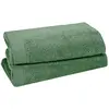 Image de Llot de 2 draps de bain 500 g/m² lichen 70x130 cm