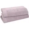 Image de Llot de 2 draps de bain 500 g/m² lavandin 70x130 cm