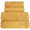 Image de Ensemble de bain 4 pièces en coton caramel