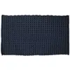 Image de Ttapis d'intérieur ou salle de bain en nid d' bleu nuit 70x120 cm