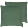 Image de Lot de 2 taies d'oreiller en flanelle de coton lichen 65x65 cm