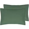 Image de Lot de 2 taies d'oreiller en flanelle de coton lichen 50x70 cm