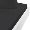 Image de Ddrap housse en coton bonnet 30 cm anthracite 160x200 cm
