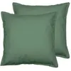 Image de Llot de 2 taies d'oreiller en coton lichen 65x65 cm