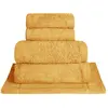 Image de Eensemble de bain avec tapis 5 pièces caramel