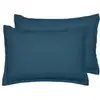 Image de Llot de 2 taies d'oreiller en coton denim 50x70 cm