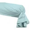 Image de Taie de traversin en percale bleu arctic 45x185 cm