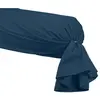 Image de Taie de traversin en percale indigo 45x185 cm