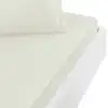 Image de Drap housse en percale de coton ecru 200x200 cm