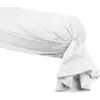 Image de Taie de traversin en percale blanc 45x185 cm