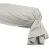 Image de Taie de traversin en percale gris perle 45x185 cm