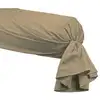 Image de Taie de traversin en percale taupe 45x185 cm
