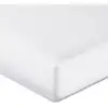 Image de Protège matelas molleton en coton blanc 180x200 cm