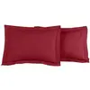Image de Llot de 2 taies d'oreiller en percale de coto cardinal 50x70 cm