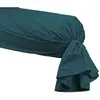 Image de Taie de traversin en percale petrol 45x185 cm