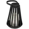 Image de Lanterne solaire extérieure plastique noir 14.5x21.5 cm