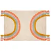 Image de Tapis coton[ ]blanc[ ]100 x 150
