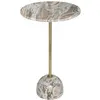 Image de Table café en marbre minérale beige 36 x 36
