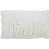 Image de Coussin gaze de coton avec mot doux blanc 30x50 cm