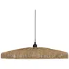 Image de Suspension en jute ethnique chic beige 58x10 cm