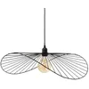 Image de Suspension en métal noir 58cm