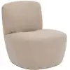 Image de Fauteuil chauffeuse assise moelleuse et dossier arrondi polyester