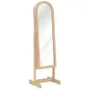 Image de Miroir bijoutier mélamine marron 145x37.5x42cm