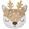 Image de Coussin enfant tête de biche polyester naturel ø30 cm