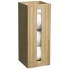 Image de Rangement stock rouleaux papier toilette en bambou - 14.5x14.5x36cm