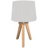 Image de Lampe scandinave 3 pieds en bois gris
