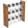 Image de 12 Pots à Épices avec son Support en Bambou