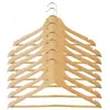 Image de Set de 8 cintres classiques en bois