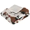 Image de Plaid fausse fourrure vache 130x160cm