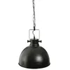 Image de Suspension métal ronde noire D30cm