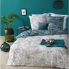 Image de Parure de couette réversible ''jungle'' coton blanc 240x220 cm