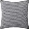 Image de Coussin déhoussable à impressions géométriques polyester gris 38x38
