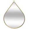 Image de Miroir métal goutte 28x39cm
