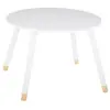 Image de Table en effet bois blanc 43x60x60cm