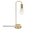 Image de Lampe à poser en métal doré