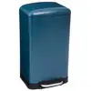 Image de Poubelle en métal bac amovible 30 l bleu 30 L
