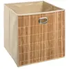 Image de Boîte de rangement bambou - 31x31x31cm