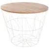 Image de Table à café métal kumi blanc